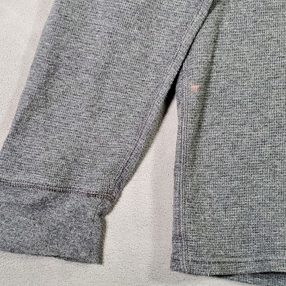 Polo Ralph Lauren Thermal Shirt Mens XL Gray Henley Waffle Knit Gorpcore *READ - Picture 4 of 8